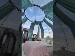 Mobiel Restaurant Schilderachtig gebied Gastenverblijf buiten doorzichtig zonnetje