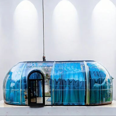 kopen 18 - 20 Persoon Huizen Prefab Windbestendige Ovale Extra Grote Tuin Dome Huis online manufacture