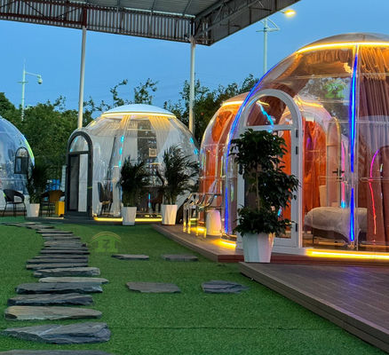 kopen Full House Monolithisch Prefab Hotel Dome Tent Prefab Bubbelhuizen voor comfortabel wonen online manufacture