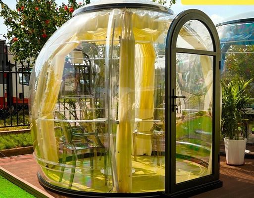 kopen Mode Bubble Glass Dome Huis Evenement Partij Tent Pc Dome Hotel Polycarbonate Dome Tent online manufacture