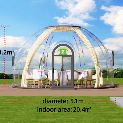 kopen Fashion Design Bubble Dome House Event Party Tent Pc Dome Hotel Polycarbonate Dome Tent online manufacture
