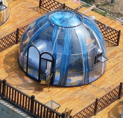 kopen Outdoor Glamping House Transparante PC Professionele opblaasbare Bubble Dome Kamertent online manufacture