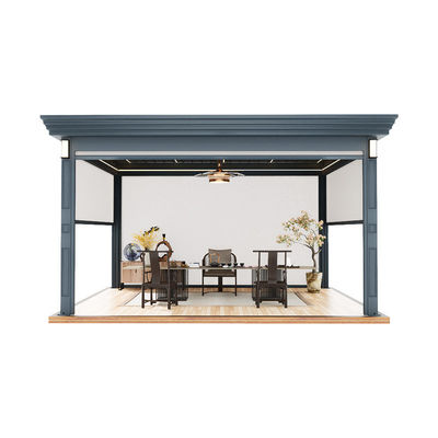 kopen Buitenpaviljoen Aluminiumlegering nieuw hand elektrisch loper binnenplaats paviljoen binnenplaats vrijetijdspaviljoen online manufacture