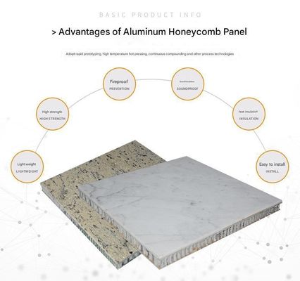 kopen Villa Exterior Cladding Marmer Aluminium Composite Panel Honeycomb Vuurbestendige Antistaatische Contemporêre Muurmateriaal online manufacture