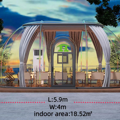 Transparante bubbel tent opblaasbare koepel tenten opblaasbare bubbel helder huis ster capsule
