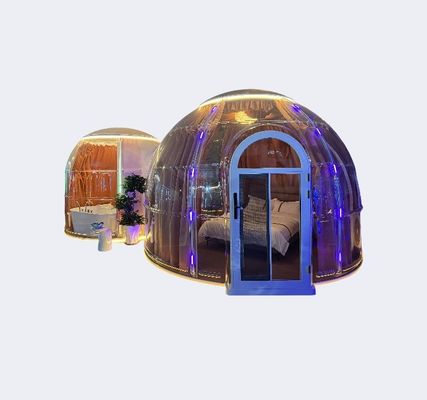 Hoogwaardige doorzichtige bubbelkamer hotel luxe koepel polycarbonaat koepel huis voor huisbewoner camping