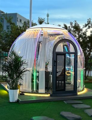Volledig huis Buiten transparante koepel iglo Prefab Bubble Dome Huis Voor restaurant Glamping