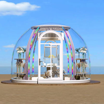 Prefab Luxury Hotel Resort Transparent Bubble Dome Tent Planetarium Dome Ronde Dome Tent