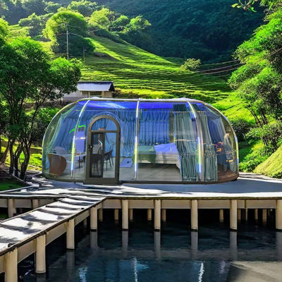 Doorzichtige polycarbonaat (PC) Bubble House Waterdicht Geïsoleerd Prefab Dome Tent voor Hotelfeesten Picnic