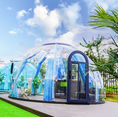 Polycarbonaat waterdicht Transparent Glamping Tent Luxe Bubble Dome House Glamping Accessoire
