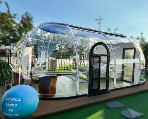 Goede kwaliteit product op maat buiten heldere feest tent romantische transparante ster capsule