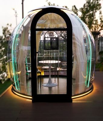Warm te verkopen nieuw ontwerp hotel polycarbonaat koepel tent modulair prefab pc bubbel koepel huis voor resort