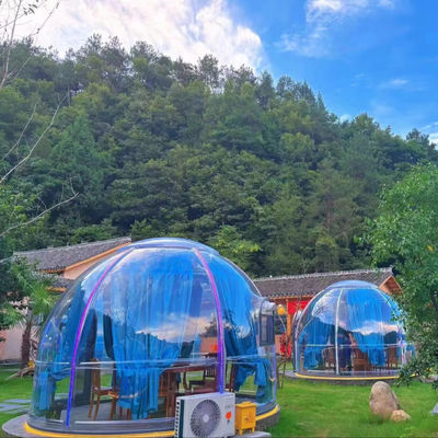 Polycarbonaat Dome Tent Modulair Prefab PC Crystal Bubble Dome Huis