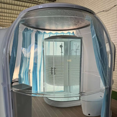Glamping Waterdicht PVC 2.7m Luxe Dome Huis Transparante Bubble Dome Tent te koop