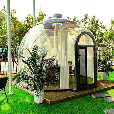 Full 360° Transparency Polycarbonate Modulaire Dome Tent Buiten Glamping Dome Tent Huis