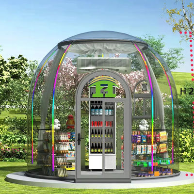 Populaire verkoop Buiten waterdicht Camping Bubble House Dome Hotel Modulaire tent met badkamer