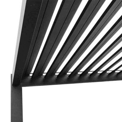 Buitentuin Villa Hof Paviljoen met Louver Draaiende Aluminium Alloy Veneer Dak Pergola