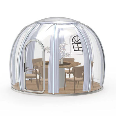 Doorzichtige uitgebreide sterrenkamer Bubbelhuis als brandbescherming voor kamperen en vocht/zonbescherming