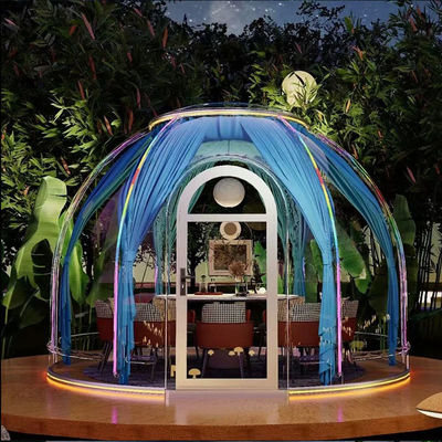 Draagbare buitencamping Bubble Dome met transparant pc-materiaal en sterrenhemelontwerp