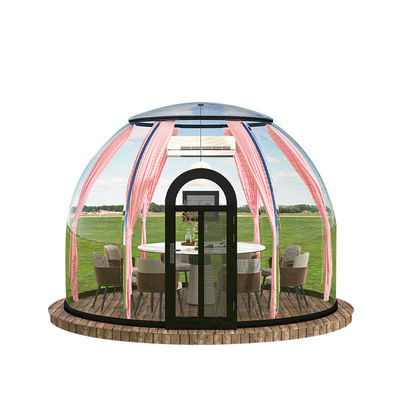 Doorzichtige panoramische Star Room Homestay Bubble Room Buitenzonnekamer