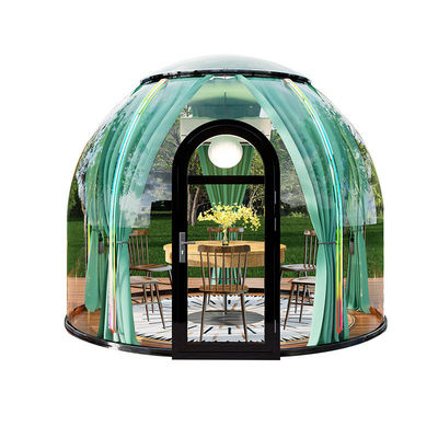 Ronde kampeertent schilderachtig park View Homestay bubbelkamer