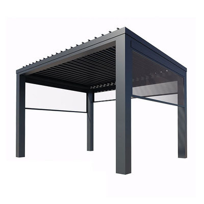 Hoofdplaats Buiten Flipped Louver Arbor Garden Villa High-Grade Awning Electric Aluminium Alloy Paviljoen