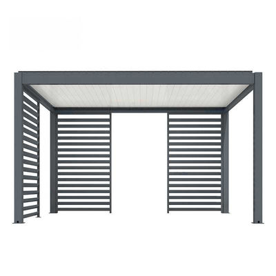 Gatehouse openlucht zonnekamer Buiten baldachin omgedraaid loper paviljoen schuur vier hoek aluminium legering paviljoen terras regenbestendig