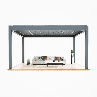 Intelligente buiten aluminium legering elektrische loper paviljoen tuin binnenplaats huis paviljoen buiten zonne kamer