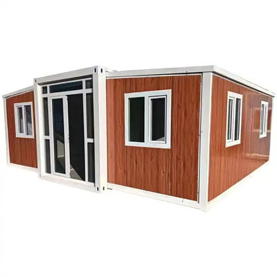 Dubbele vleugel vouwkamer triple gebied decoratie kan worden uitgebreid verwisselbaar mobiel container huis mobiel huis