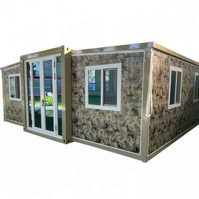 Doppelvleugel vouwbaar containerhuis Drie-in-één mobiel uitbreidbaar huis