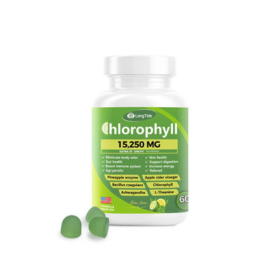 Men's & Women's Health Gummies ️ Lime smaak met chlorofyl, appel azijn, ananasenzym en probiotica